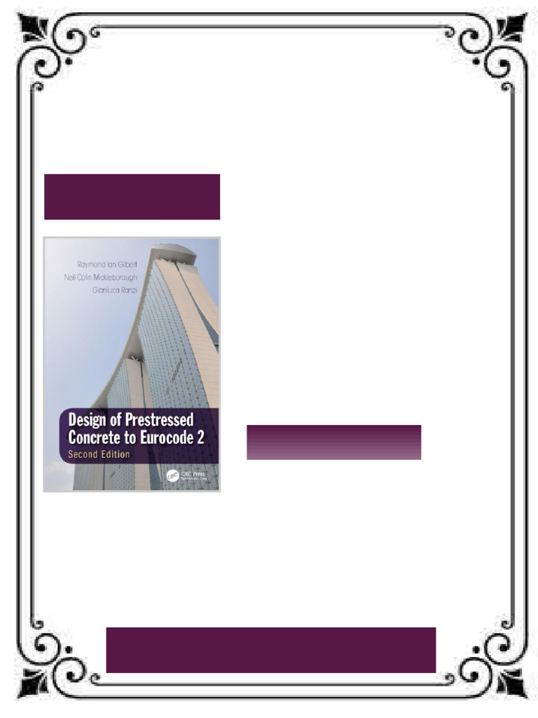 Design of prestressed concrete to Eurocode 2 2nd Edition Raymond Ian ...