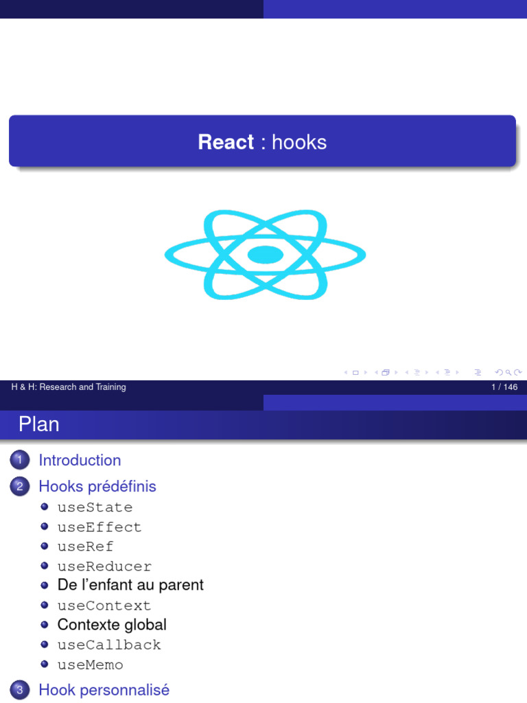 Introduction aux Hooks React | PDF | Informatique | Ingénierie informatique