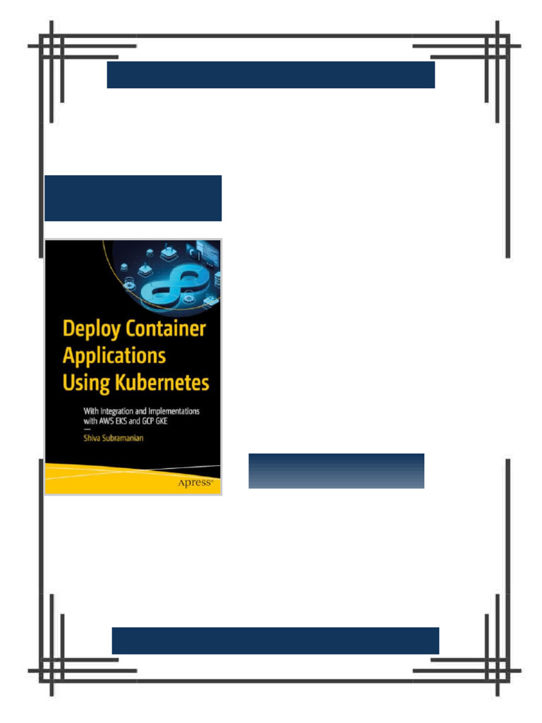 Deploy Container Applications Using Kubernetes: Implementations with ...