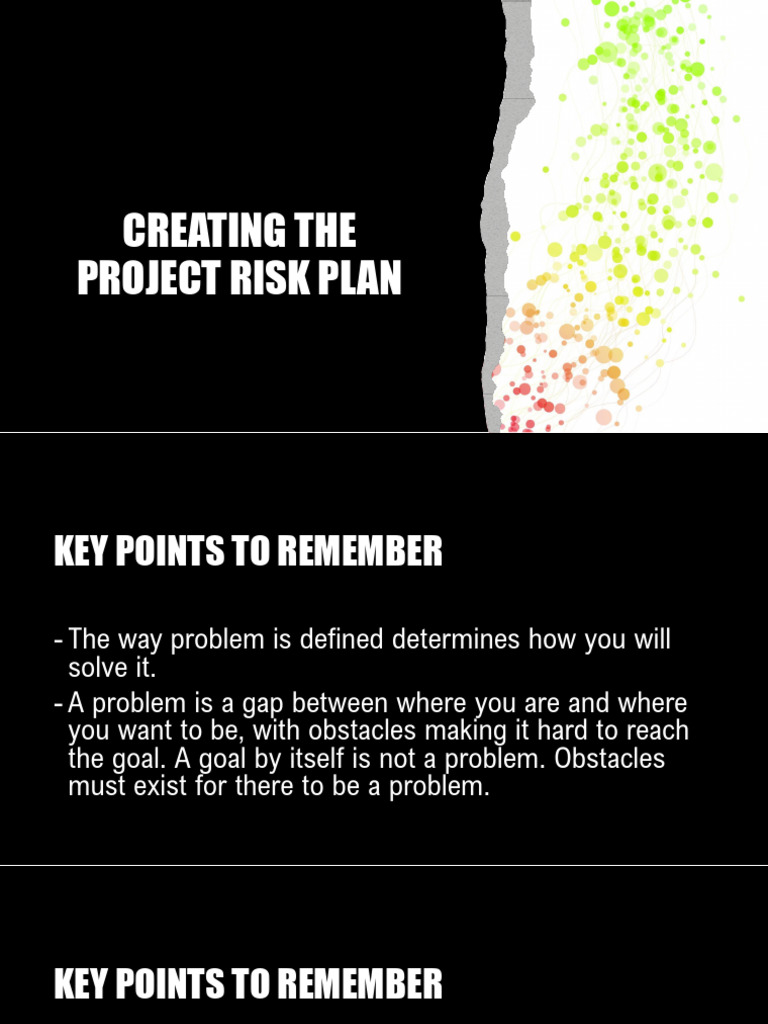 Creating the Project Risk Plan (1) | PDF | Risk | Risk Management