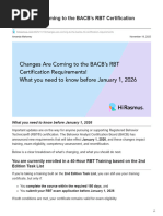 RBT Certification Transition Guide 2026 | PDF