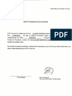 Certificado Afiliacion AFP Alvaro Zapata