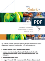Ontario Presentation - Investing in Ontario (Italian)