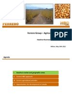 Ferrero Group Presentation - Agricultural Initiatives