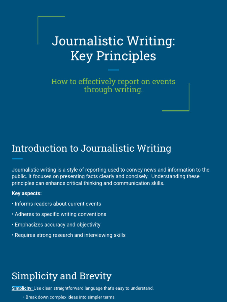 Essentials of Journalistic Writing | PDF | Word | Jargon