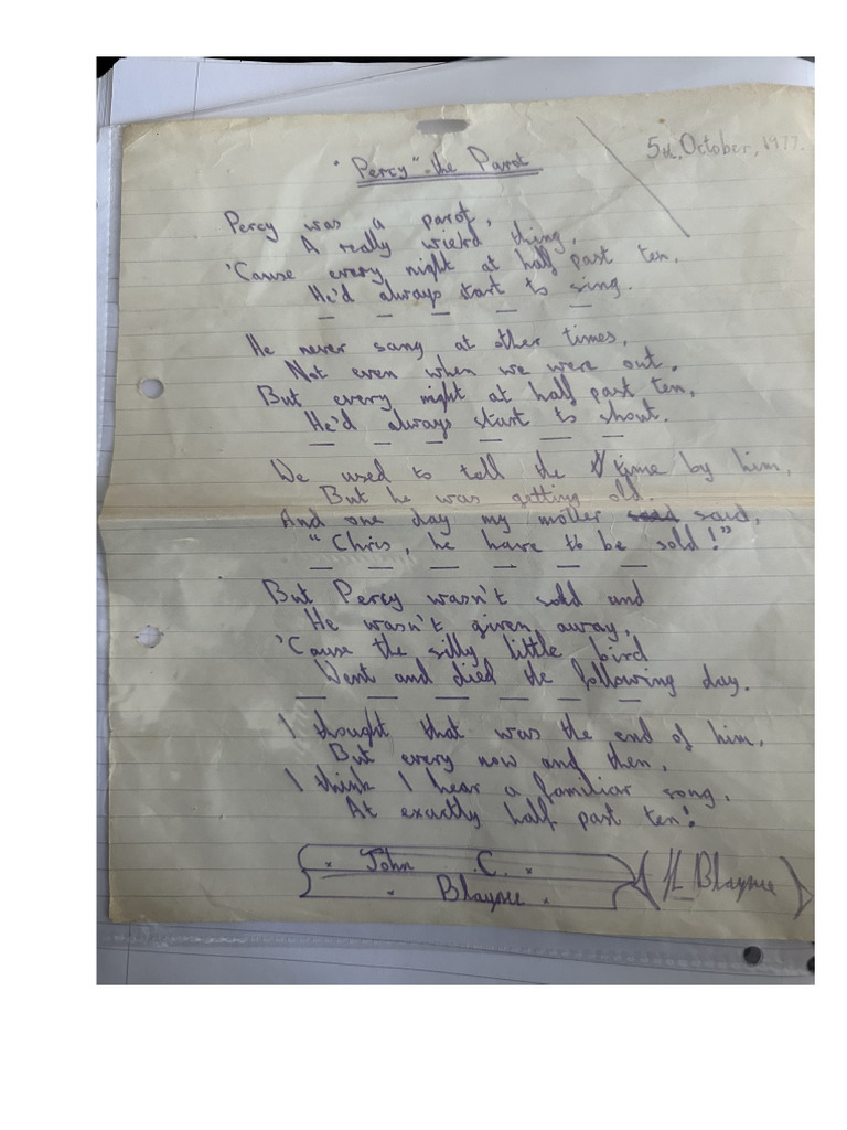CB Poem | PDF