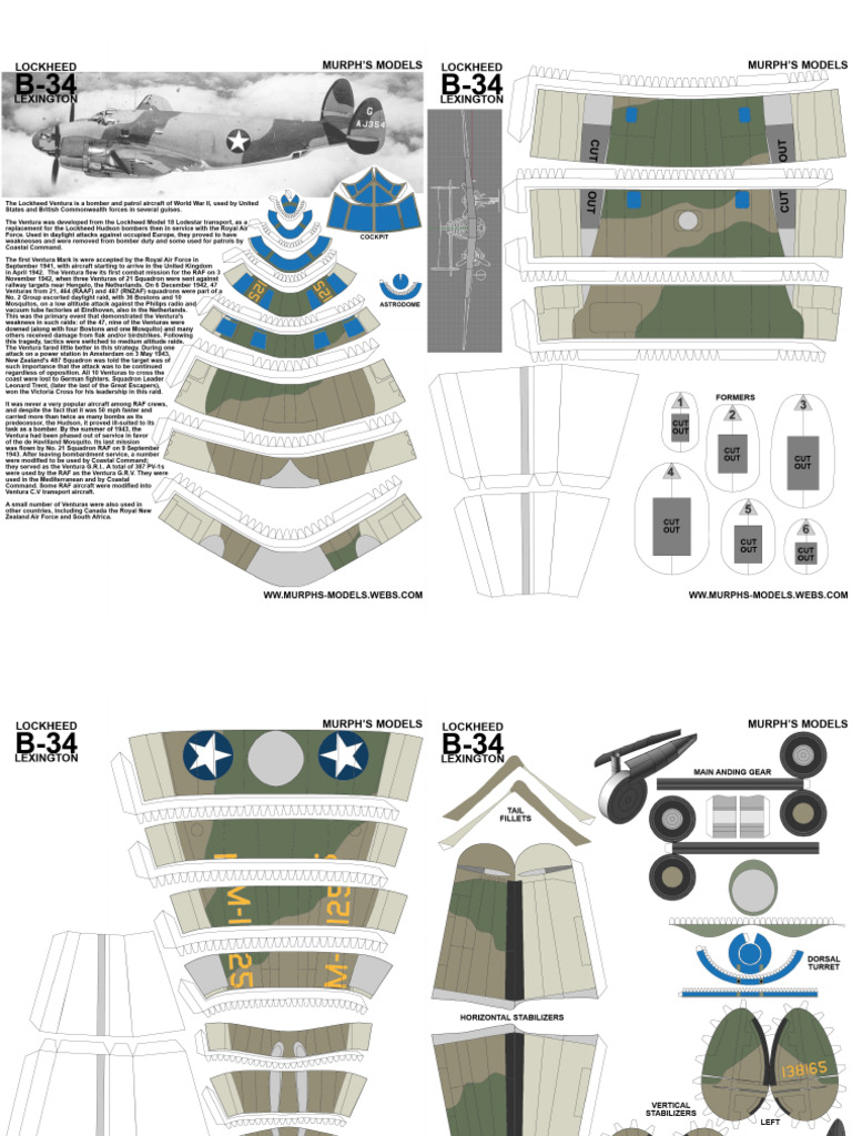 P-34 Papercraft 2 | PDF