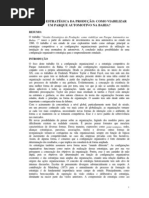 Gestao Estrategica Da Producao Como Viabilizar Um Parque Automotivo Na Bahia