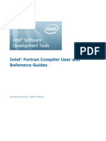 Intel® Fortran Compiler User and Reference Guides