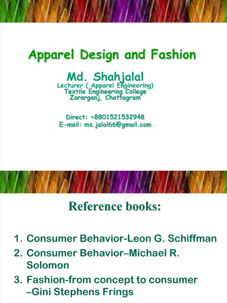 Apparel Design and Fashion Img | PDF