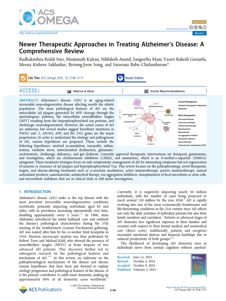 Novel Therapies for Alzheimer's Disease | PDF | Amyloid Beta ...