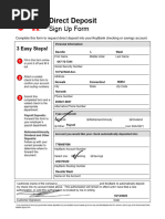 Update Your Bank Information Form | PDF | Debit Card | Banks