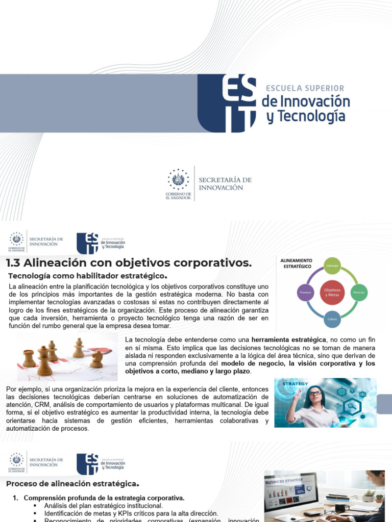 Alineación Estratégica de Tecnología Empresarial | PDF | Business ...
