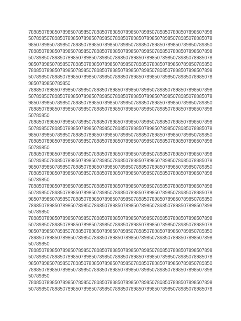 Numeric Data Sequence Analysis | PDF