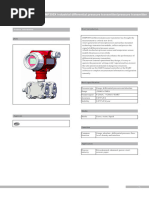 PDT Differential Pressure Transmitter Manual | PDF | Pressure ...