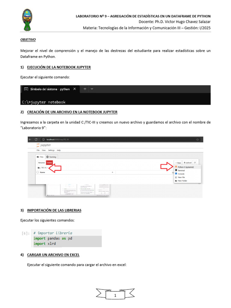 Estadísticas en DataFrame con Python | PDF | Mediana | Python (lenguaje ...