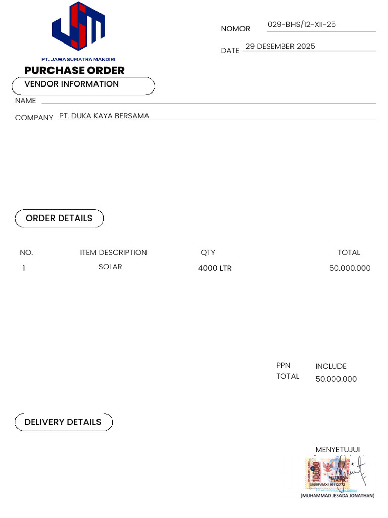 Business Order Form - 20251229 - 101659 - 0000 | PDF
