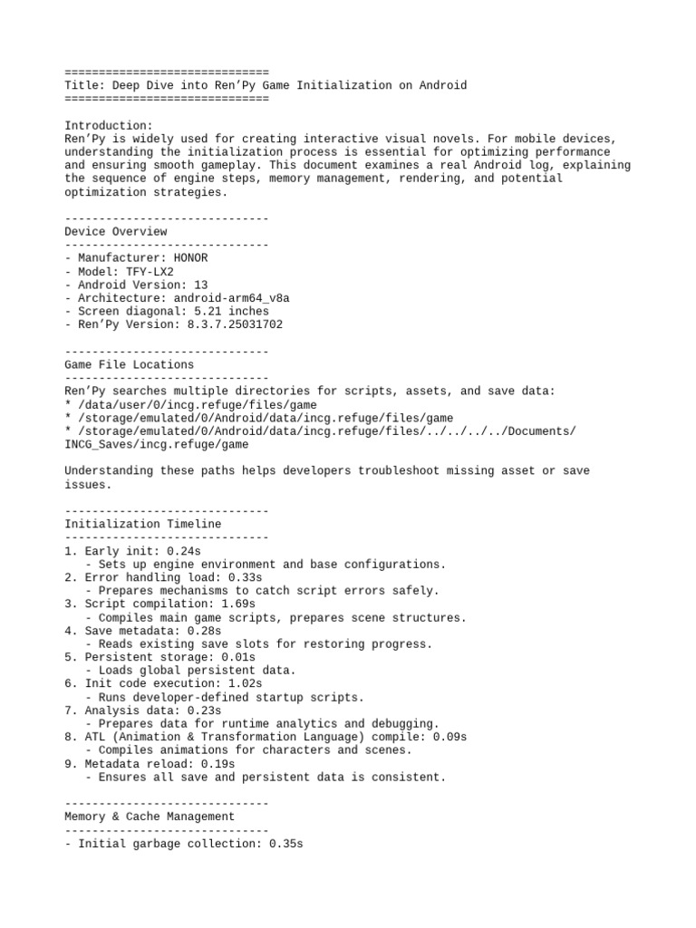 RenPy Educational Log v2txt | PDF | Rendering (Computer Graphics ...