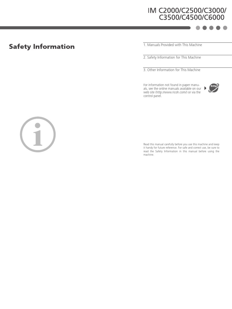 Machine Safety Information Guide | PDF | Ac Power Plugs And Sockets ...