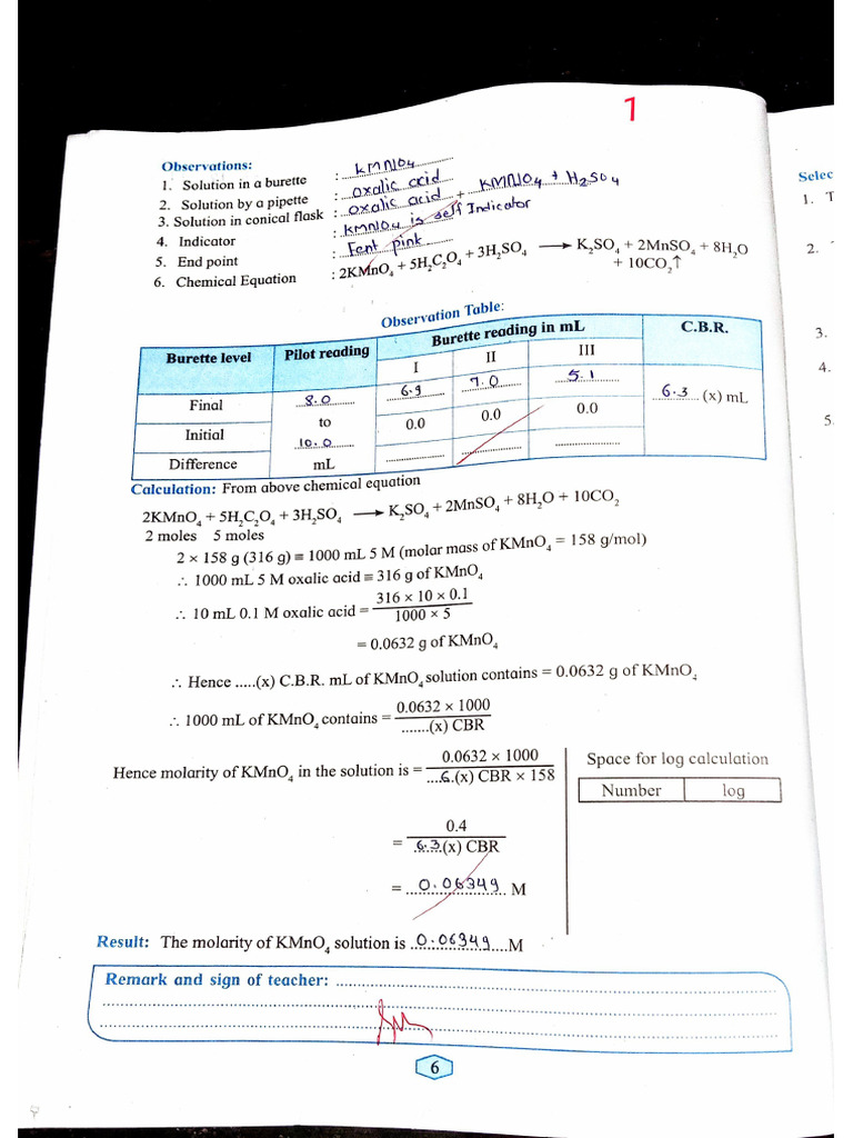 Chemistry Practical PDF | PDF