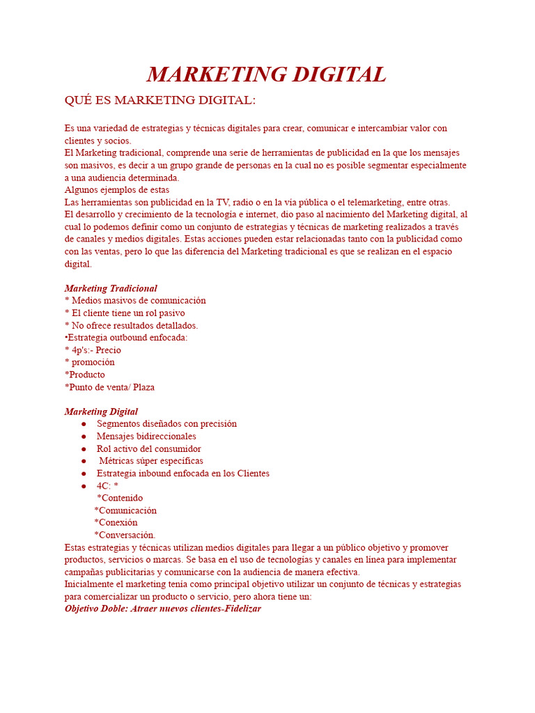 Estrategias de Marketing Digital Efectivas | PDF | Publicidad digital ...