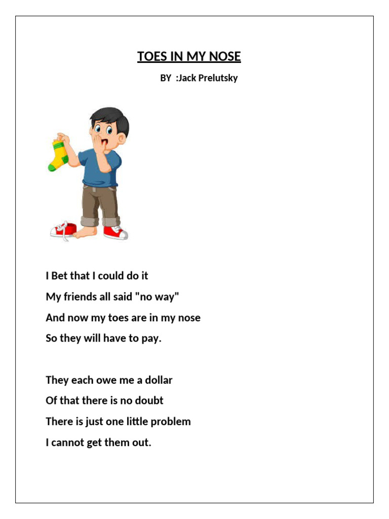 Toes in My Nose | PDF