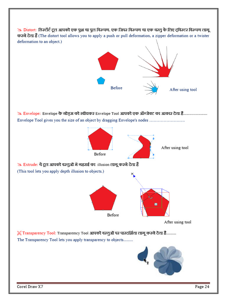 Distort:: Before After Using Tool | PDF
