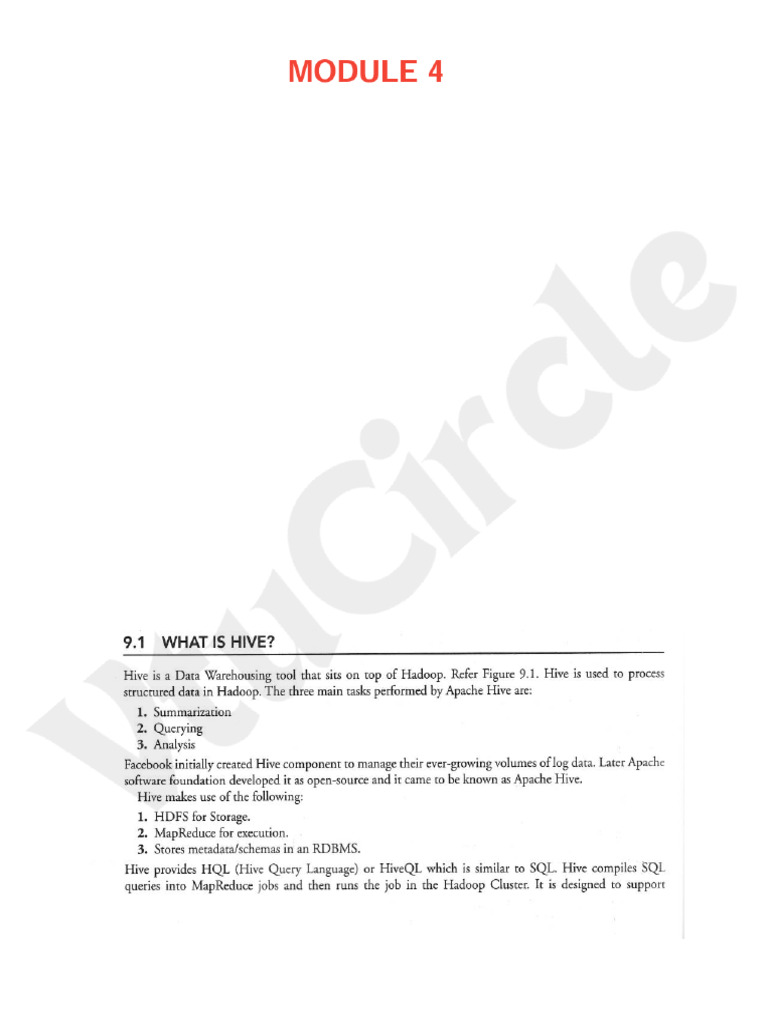 Introduction to Apache Hive Overview | PDF | Computer Programming ...