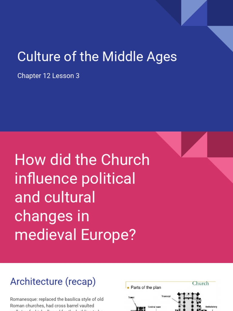 Medieval Culture and Church Influence | PDF | University | Knight