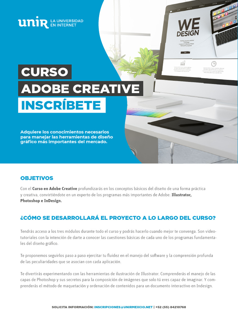 Curso Online de Adobe Creative | PDF | Adobe InDesign | Ilustrador Adobe