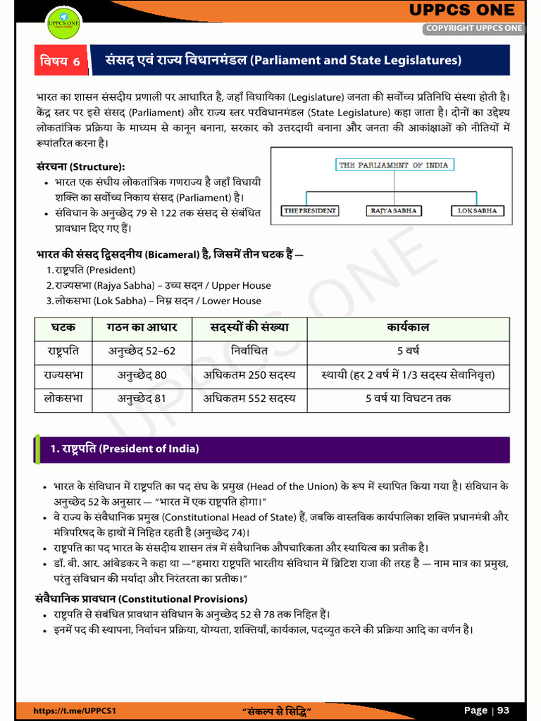 GS 2 Handout 4 (Hindi) | PDF