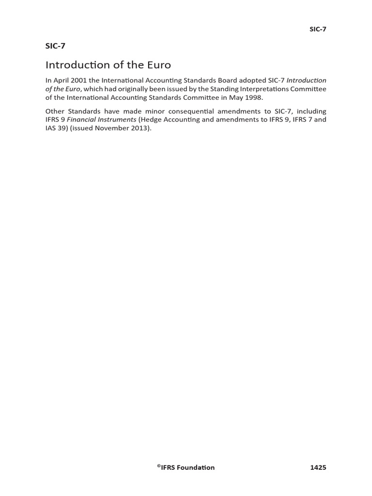 Sic 7 (NFRS 2024) | PDF | Euro | Economic And Monetary Union Of The ...