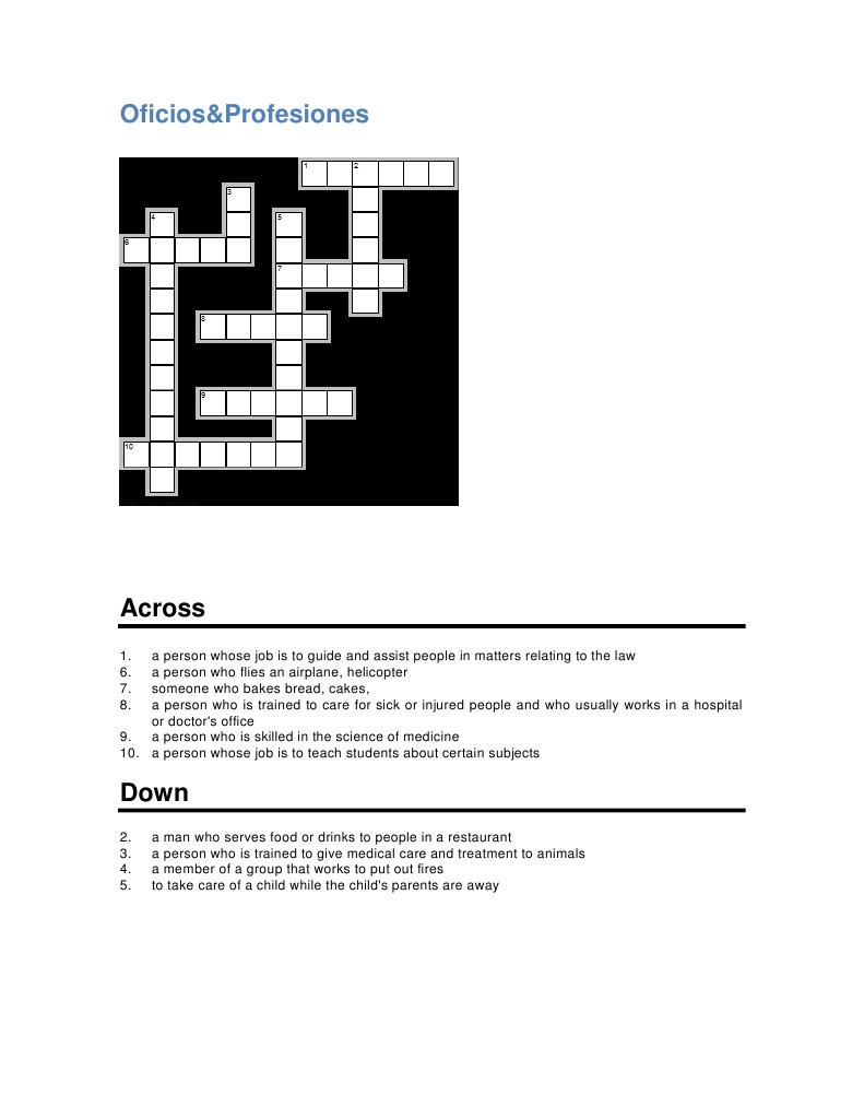 Common Professions and Their Roles | PDF | Self-Improvement | Science ...