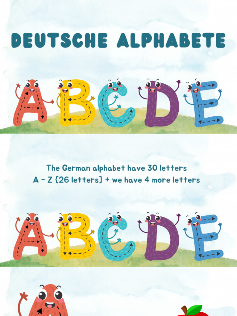 Colorful Learning Alphabet English Educational Presentation - PPTX ...