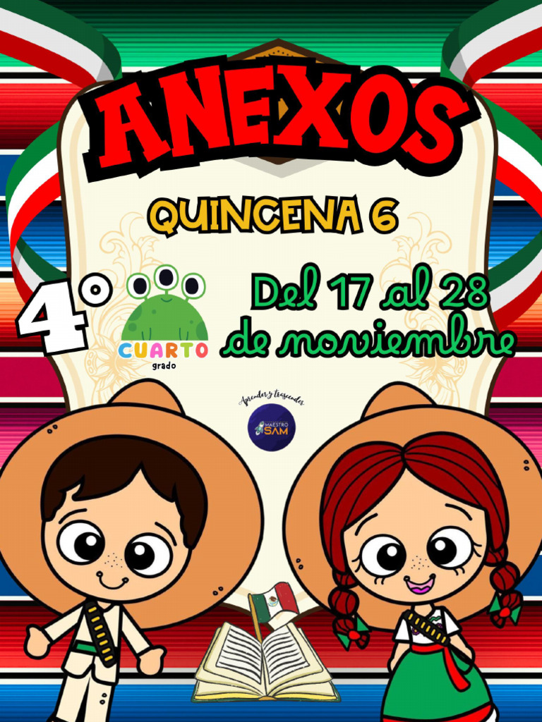 q6 Cuarto Grado Anexos Pms 25-26^l | PDF | División (Matemáticas ...