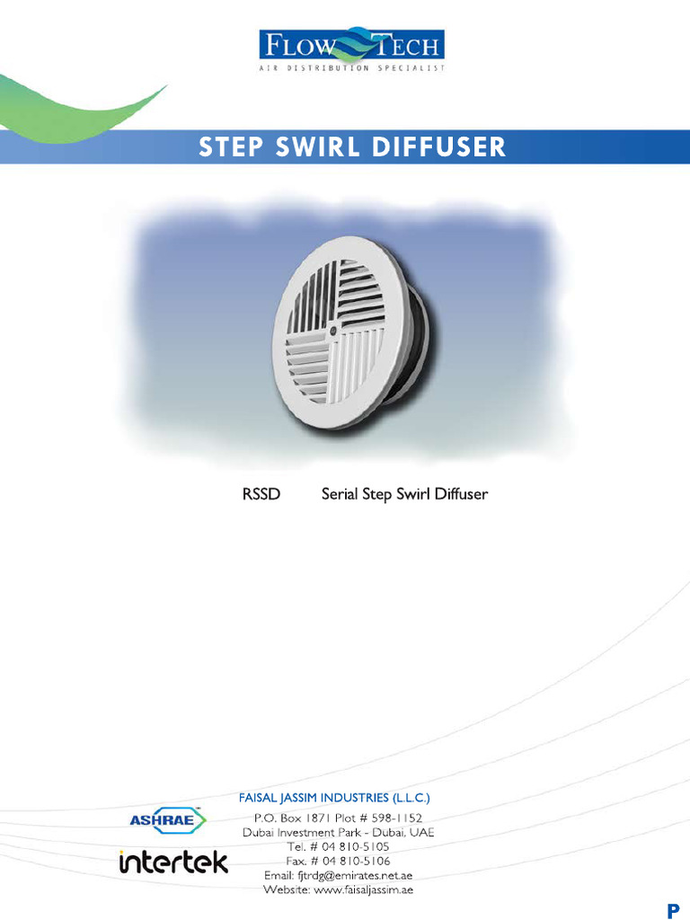 P - Step Swirl Diffusers | PDF