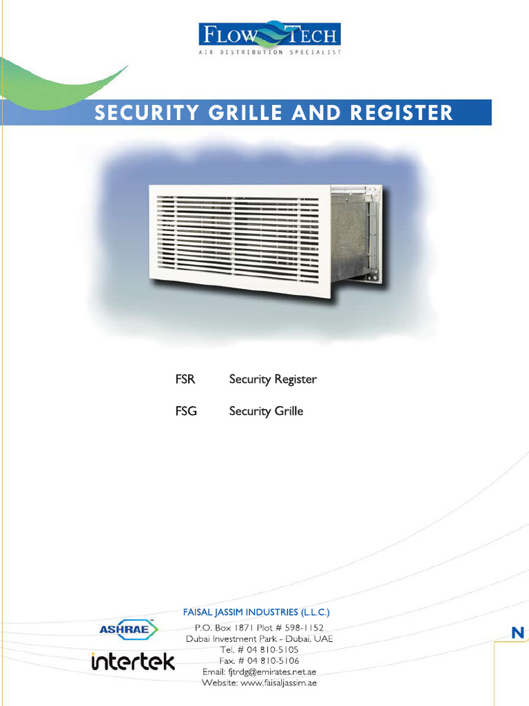 n - Security Grilles & Registers | PDF