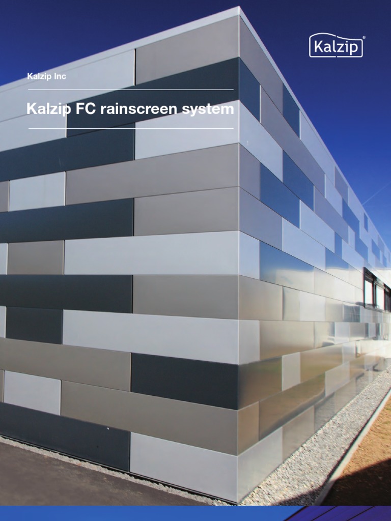 Kalzip FC Rainscreen System | PDF | Track (Rail Transport) | Compact ...