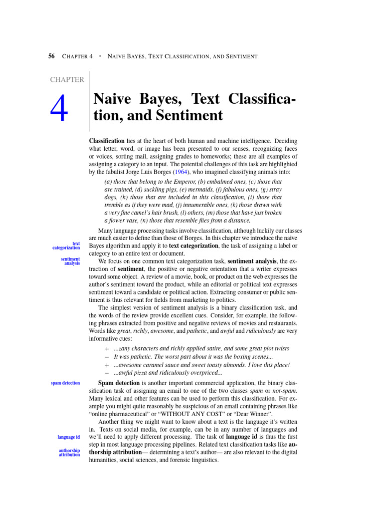 Naive Bayes for Text Classification | PDF | Statistical Classification ...