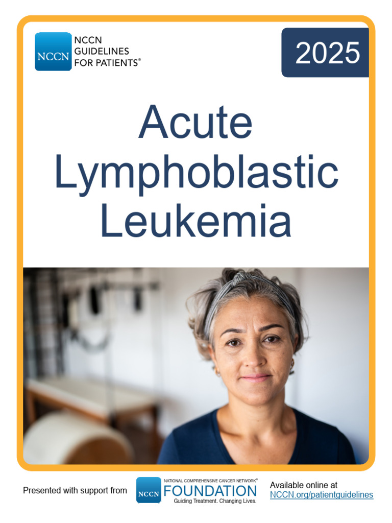 NCCN 2025 Acute Lymphoblastic Leukemia | PDF | Fluorescence In Situ ...