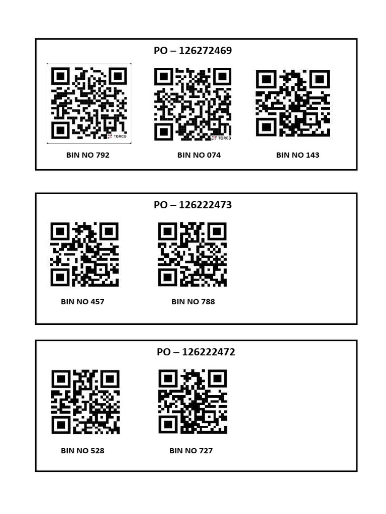 Po QR Codes | PDF