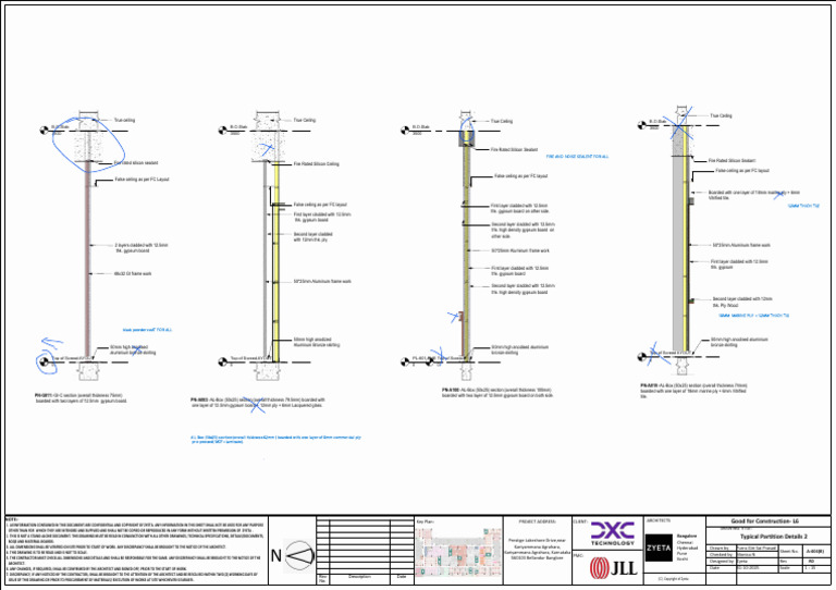 PL-801-PHE Ceiling and Skirting Layout | PDF | Drywall | Materials