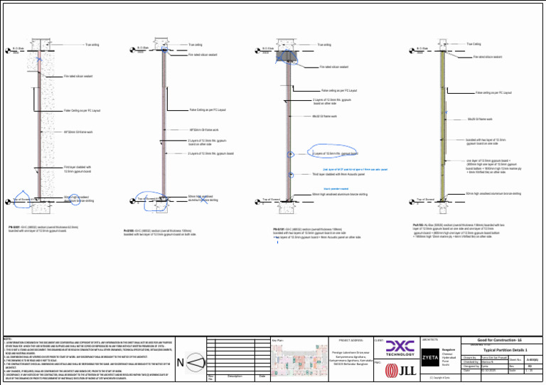 PL-801-PHE Ceiling Layout Details | PDF | Drywall | Materials