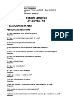 Estudo Dirigido Penal 2 Bimestre