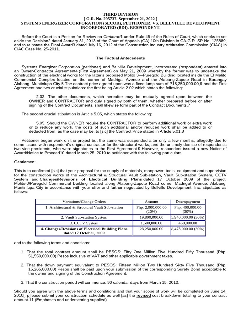 SECOR vs. BDI Arbitration Case Summary | PDF | Evidence | Common Law