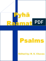 Finnish Holy Bible Psalms R S Chaves PDF