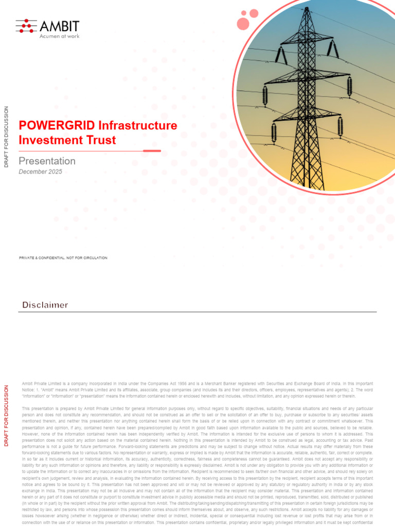 PowerGrid InvIT Investment Overview | PDF | Electric Power Transmission ...