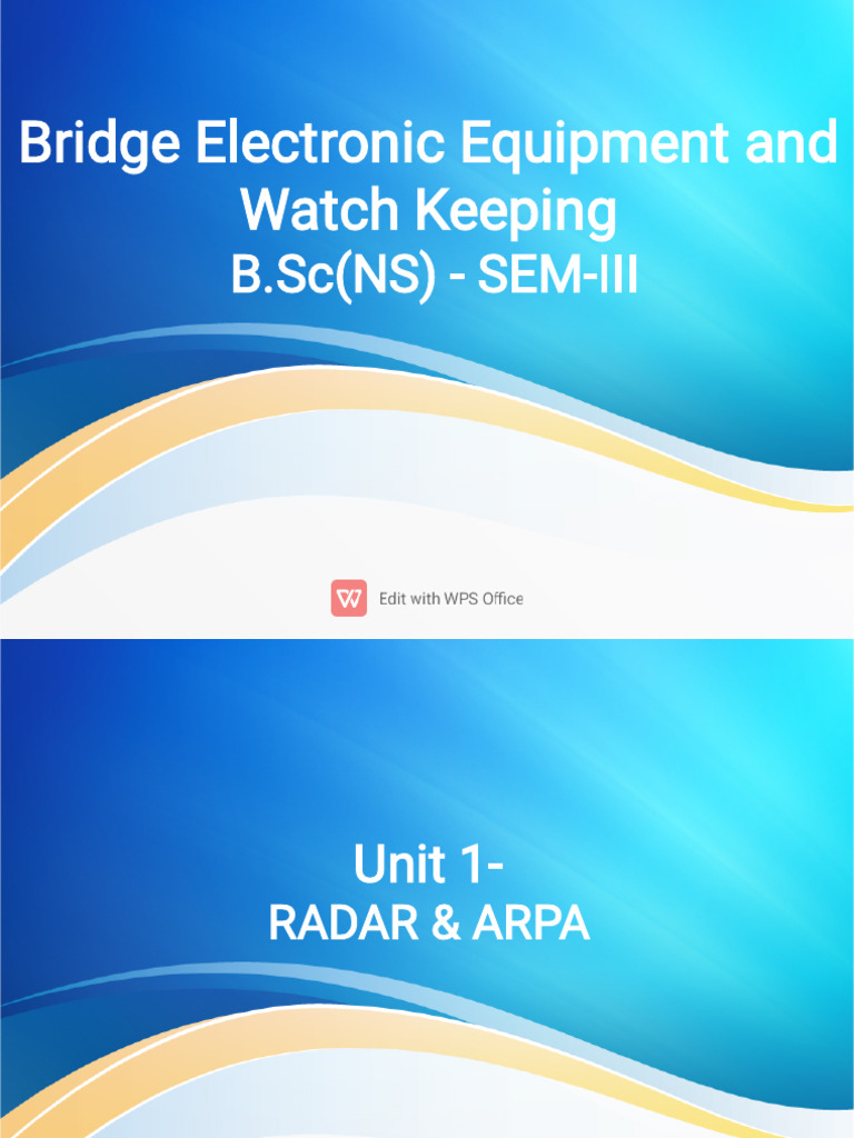 Understanding Marine Radar Systems | PDF | Radar | Horizon