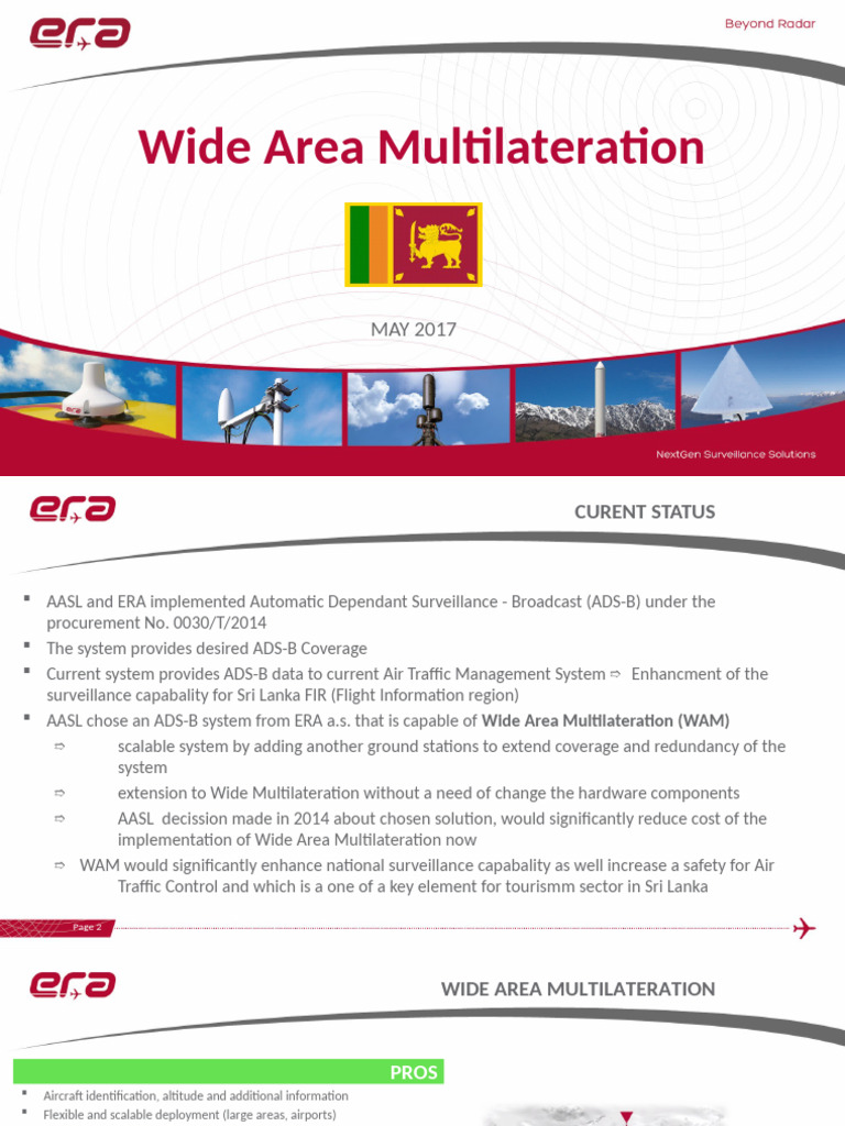 Sri Lanka's Wide Area Multilateration System | PDF | Aviation Safety ...