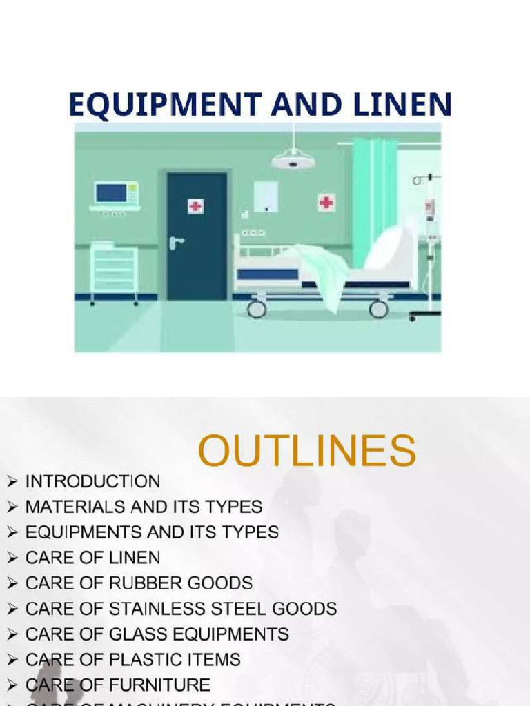 Unit - 7 Equipment and Linen | PDF